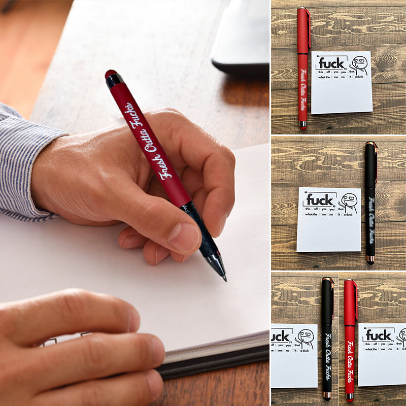 💥Last Day Promotion 50% OFF💝 Fresh Outta Fucks Pad and Pen