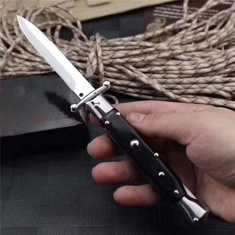 🌲Christmas Sale 49% OFF - Pure Handmade Old School Italian Stiletto Pocket Knife