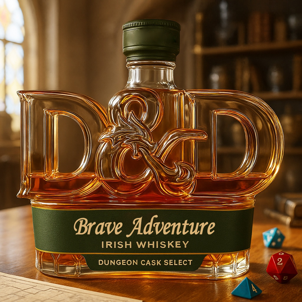 Tabletop RPG Whiskey Bottle