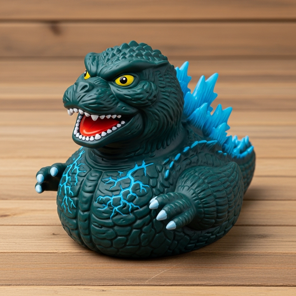 Dinosaur Monster Duck Ornament