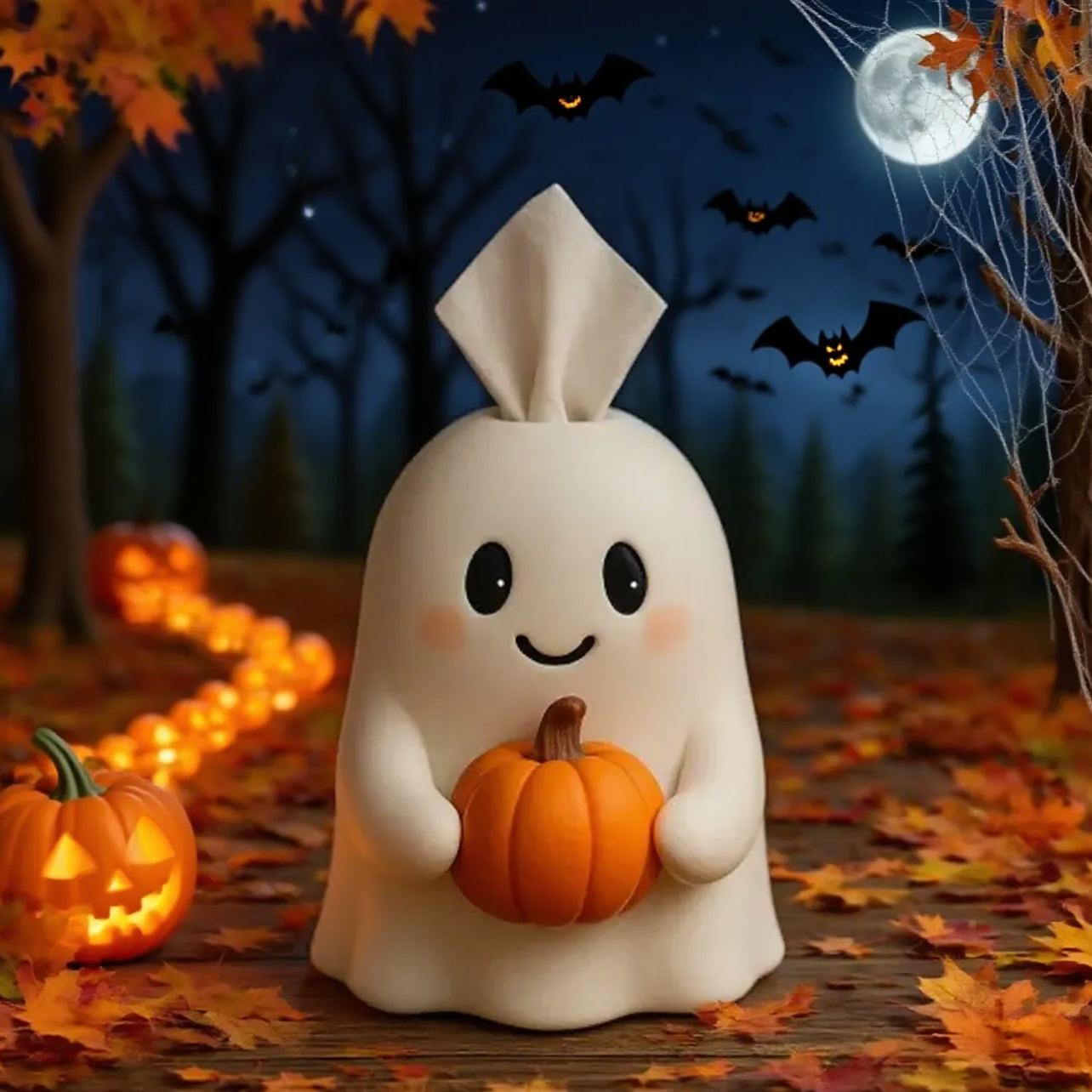 Halloween Ghost Tissue Box Holder