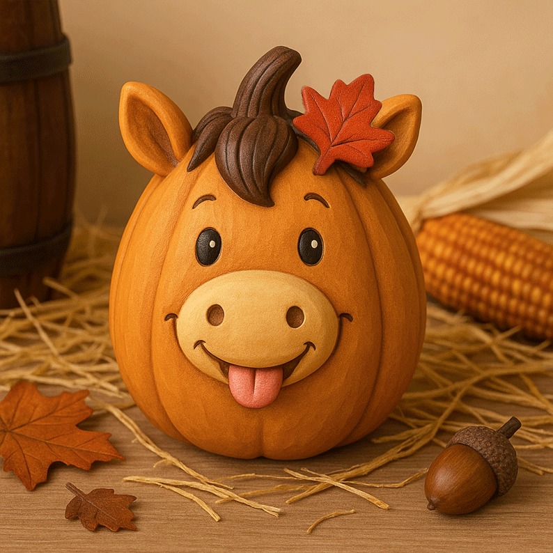 🔥Last Day 50% OFF - 🎃🍂Farm Animal Pumpkin Figurines