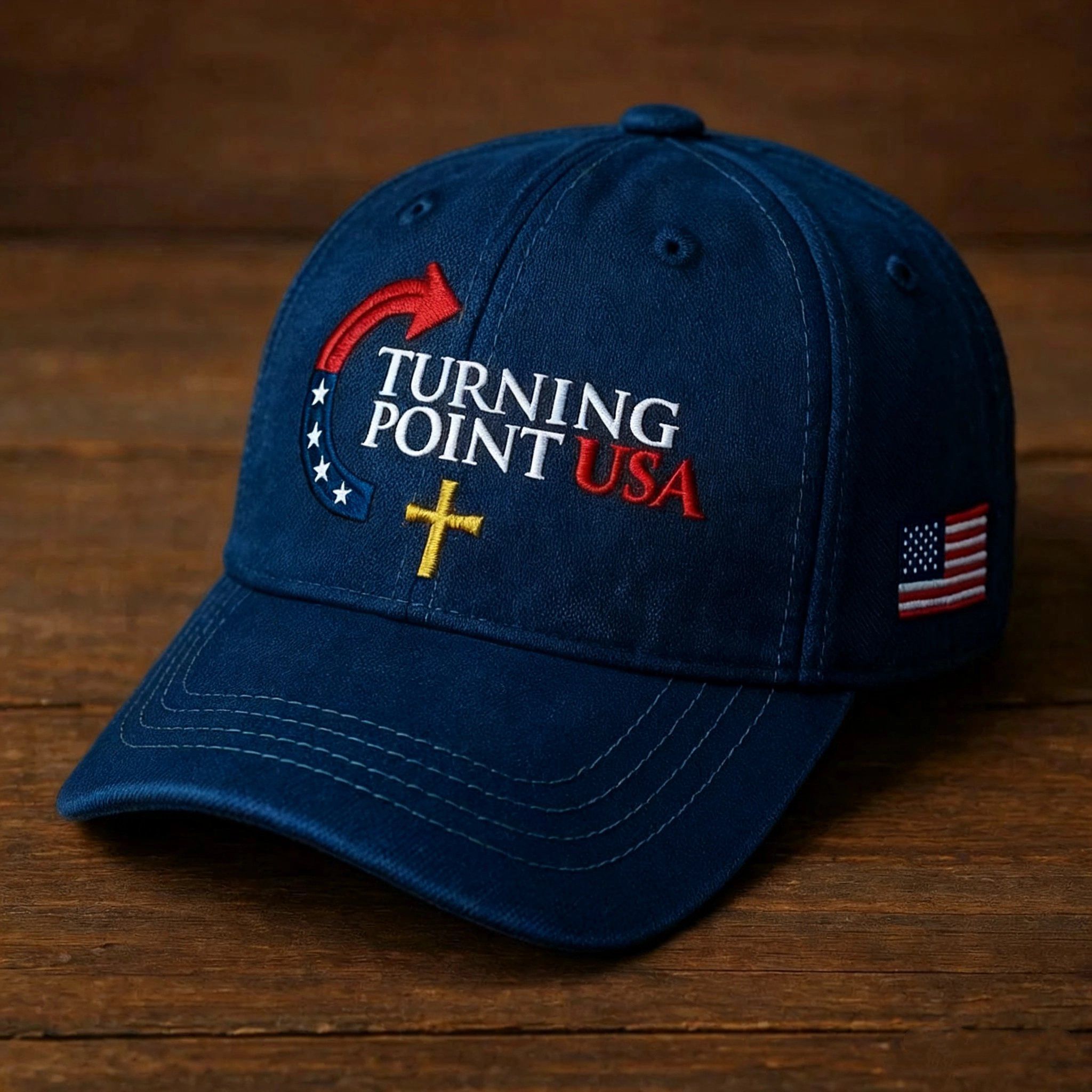 Turning Point USA Patriotic Cap✨(Breathable & Lightweight Comfort & Unisex Fit)