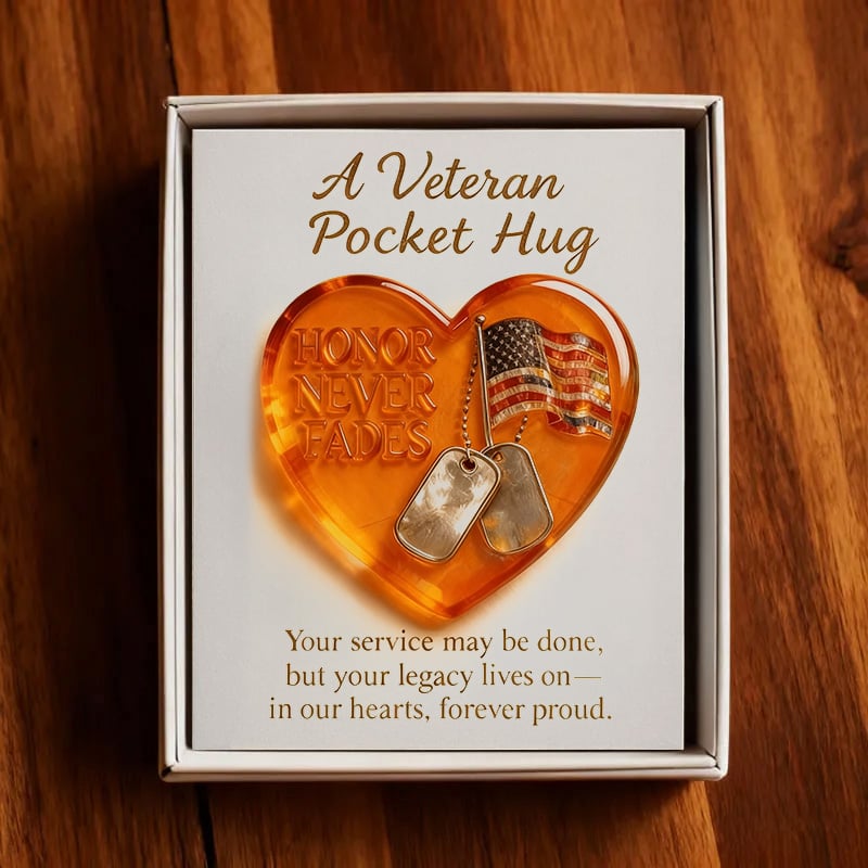 🔥Christmas Special Price 49% OFF 🌲- ❤️Veteran Pocket Hug Keepsake
