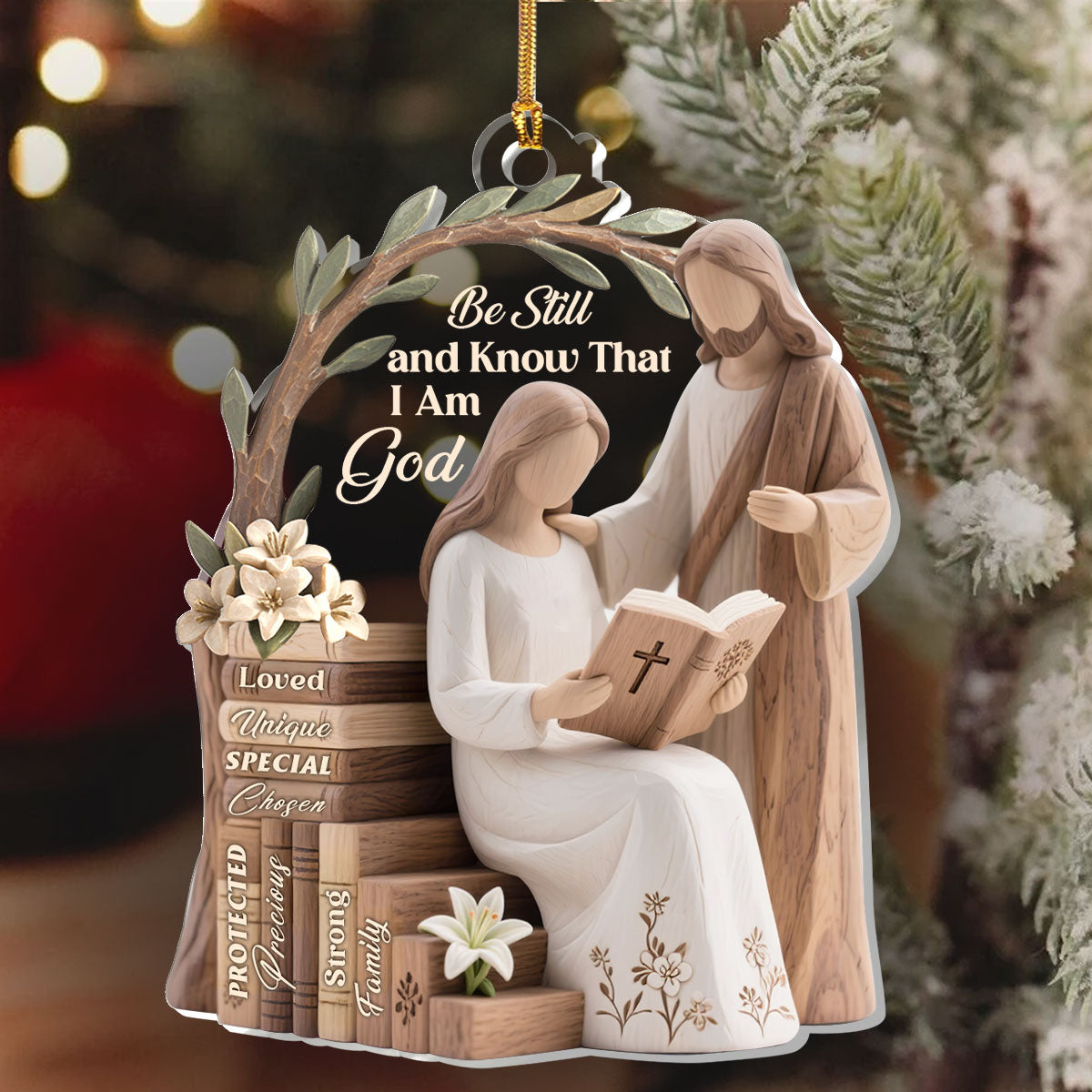 Be Still And Know That I Am God  Ornament