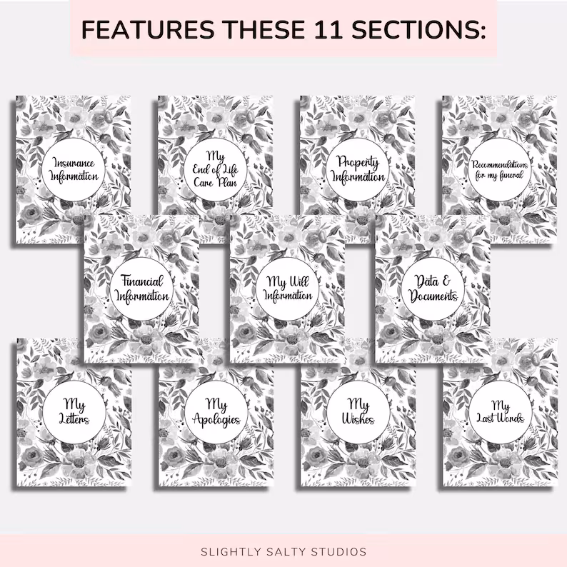 Fuck I'm Dead, End Of Life Planner🔥BUY 2 FREE SHIPPING