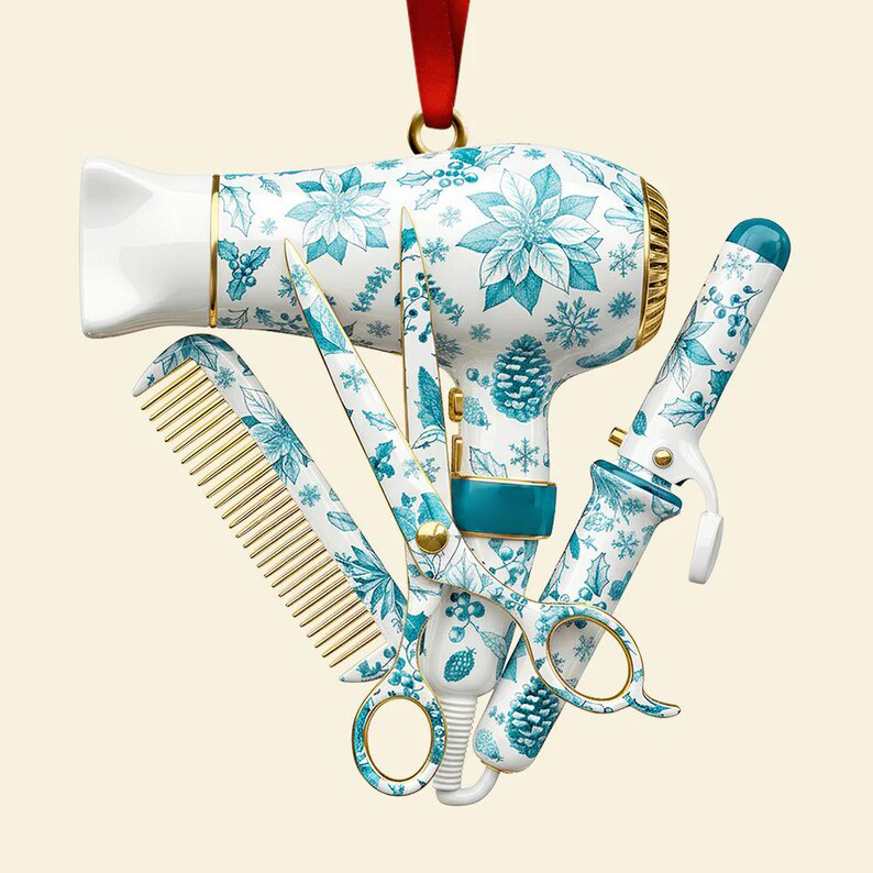 Hairstylist Christmas Ornament