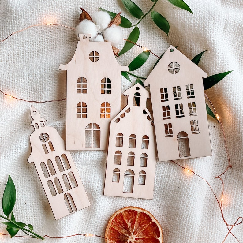 Christmas Tree Hangers, Christmas Houses