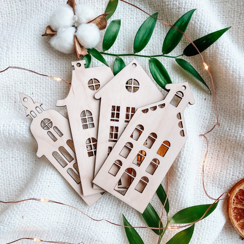 Christmas Tree Hangers, Christmas Houses