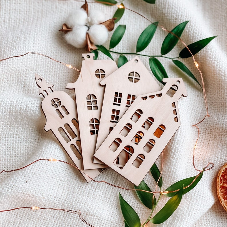 Christmas Tree Hangers, Christmas Houses