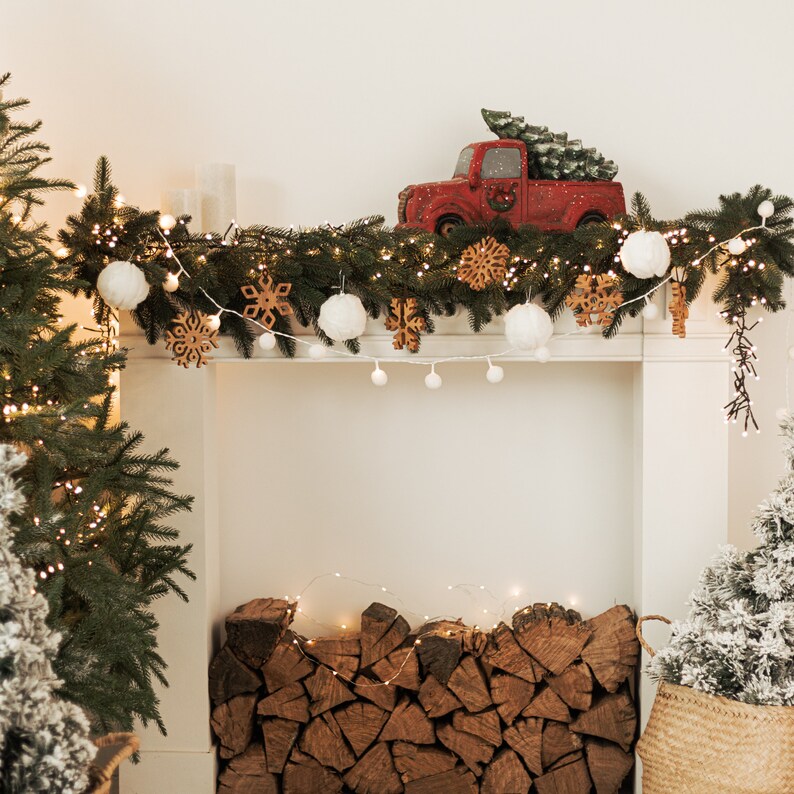 Wooden Snowflakes, Christmas Decoration