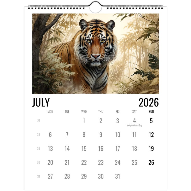 Wild Cat Wall calendars 2026