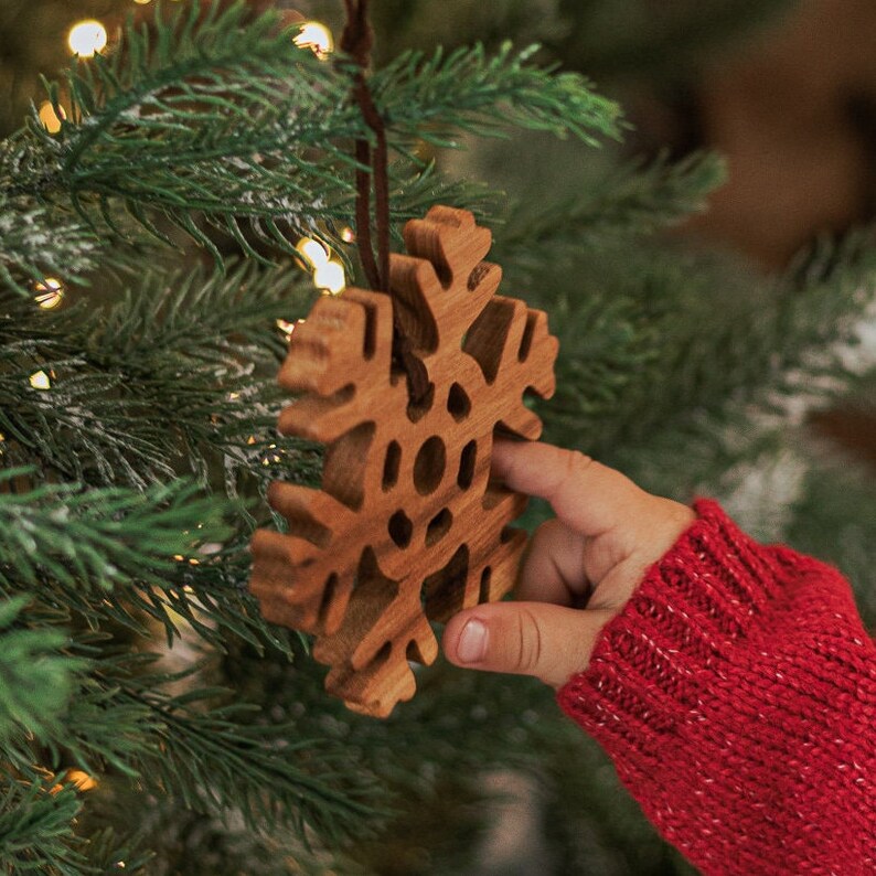 Wooden Snowflakes, Christmas Decoration
