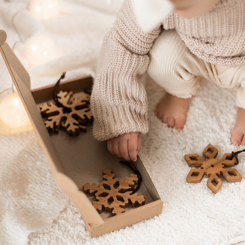 Wooden Snowflakes, Christmas Decoration