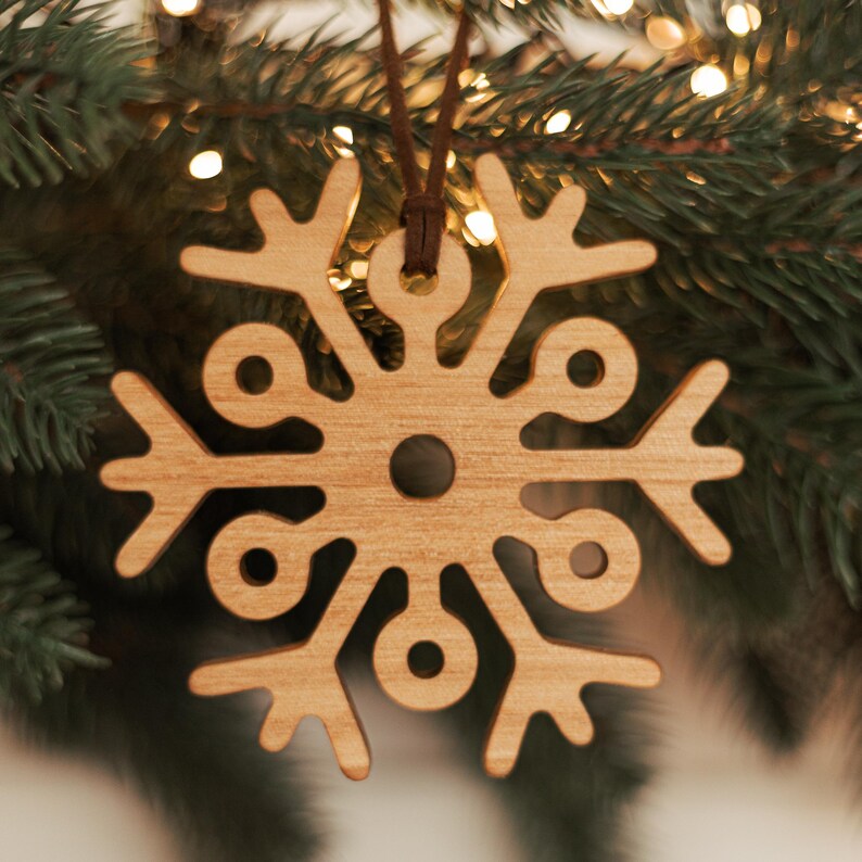 Wooden Snowflakes, Christmas Decoration