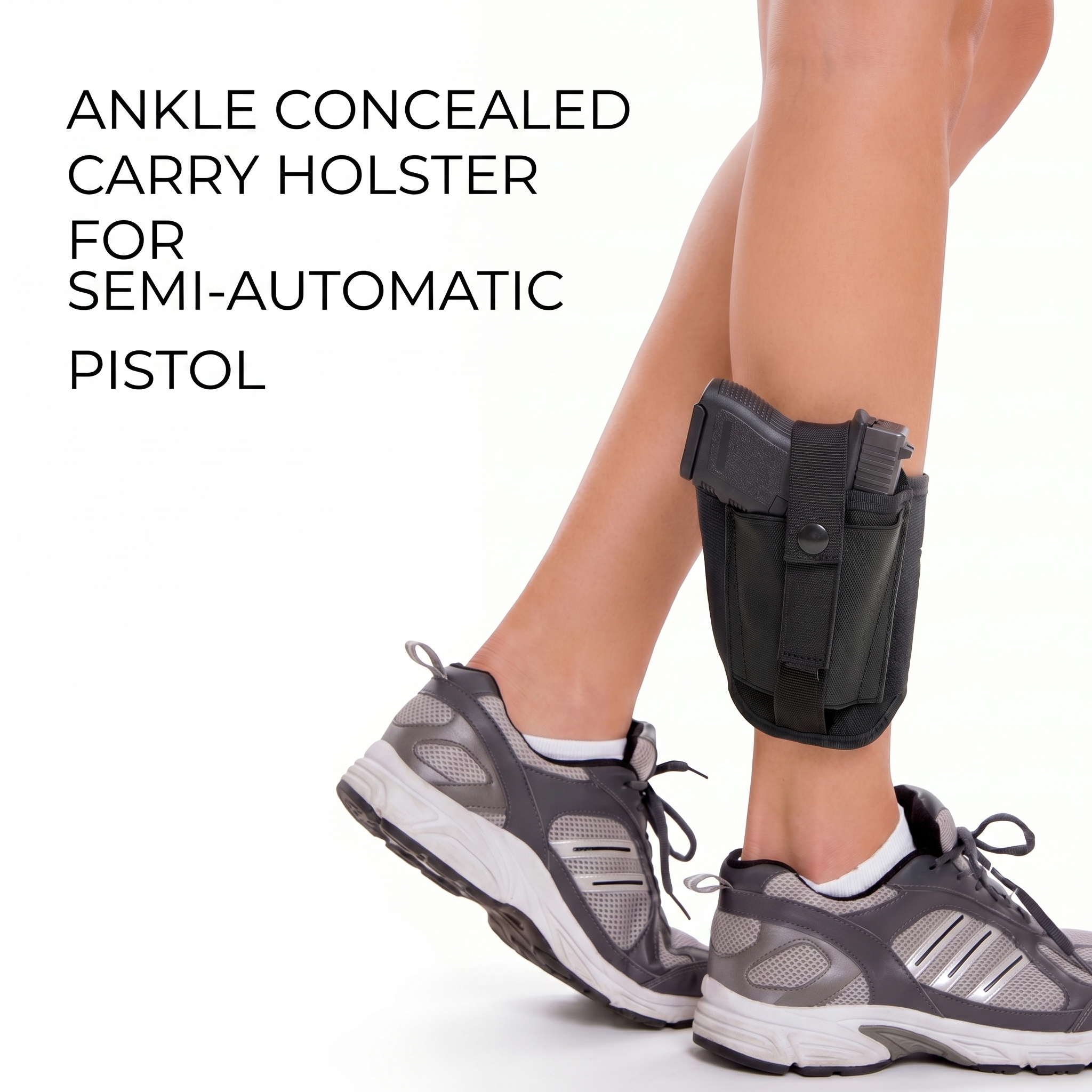  Tactical Ankle Holster | Concealed Carry Leg Gun Pouch