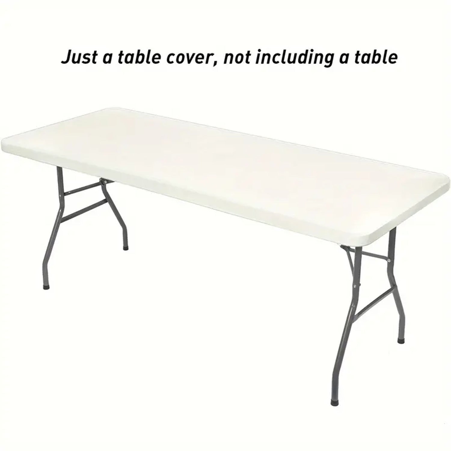 Waterproof Stretch Patio Table Cover – Windproof Elastic Fit for Indoor & Outdoor Use