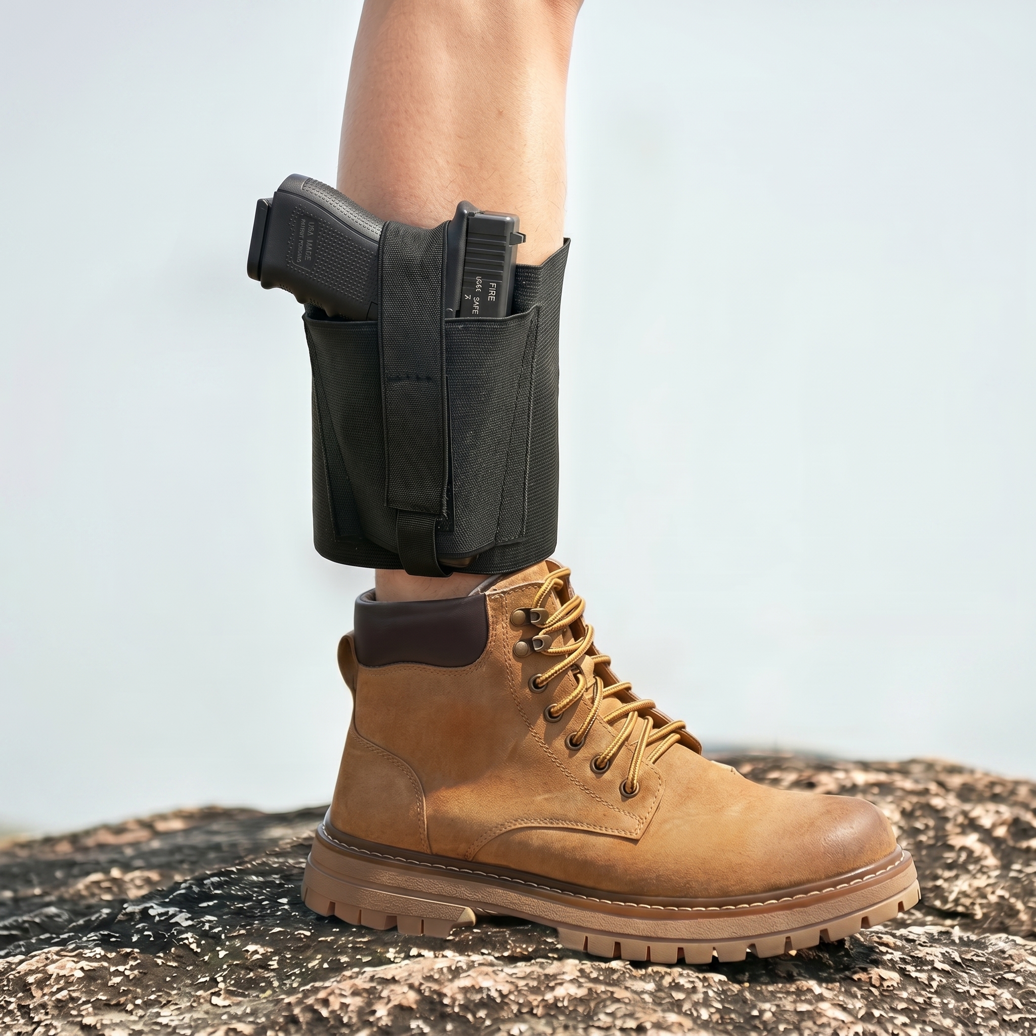  Tactical Ankle Holster | Concealed Carry Leg Gun Pouch