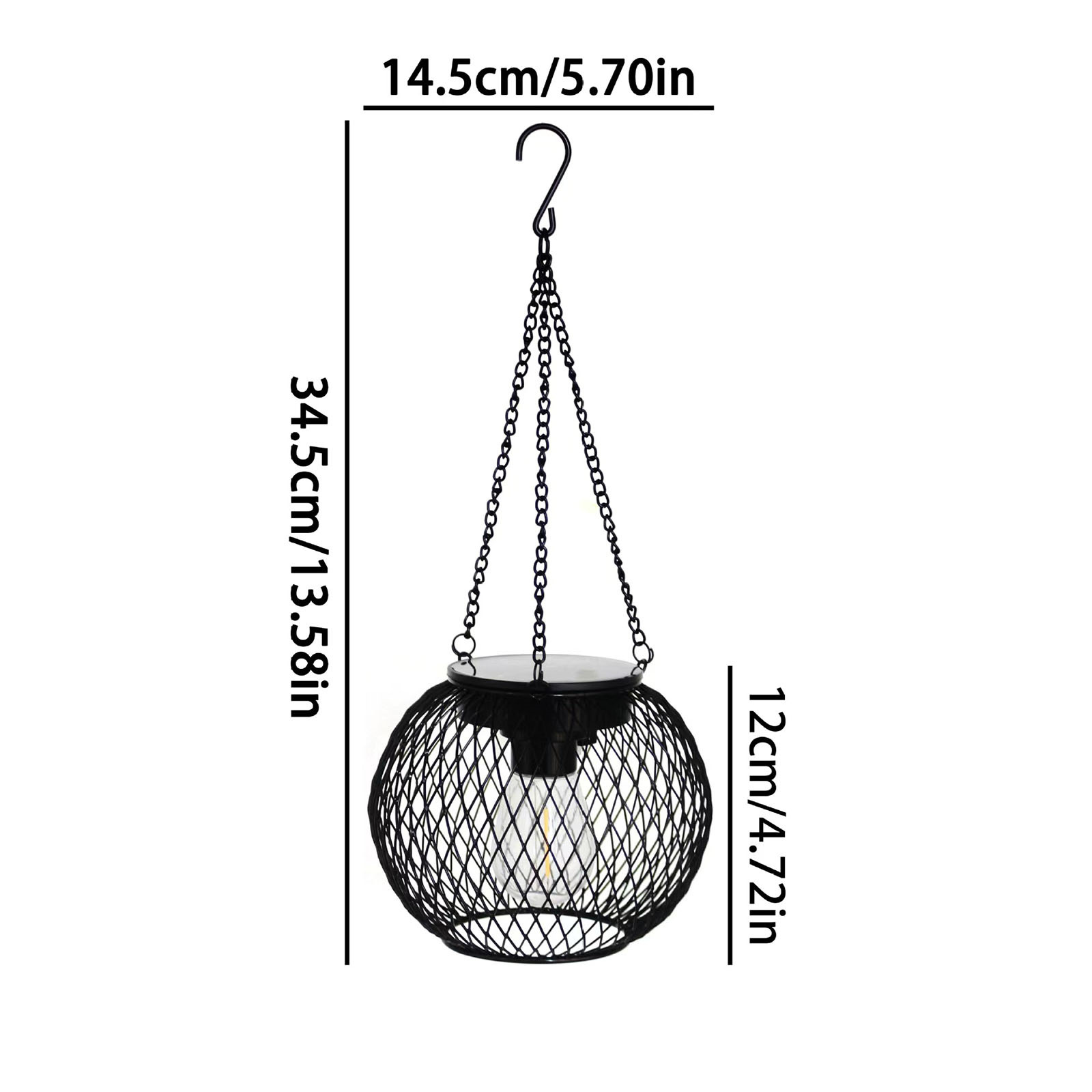 Outdoor hanging solar lights