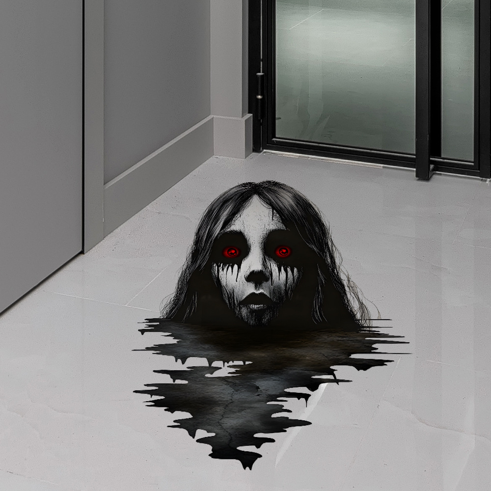 Halloween horror characters wall sticker
