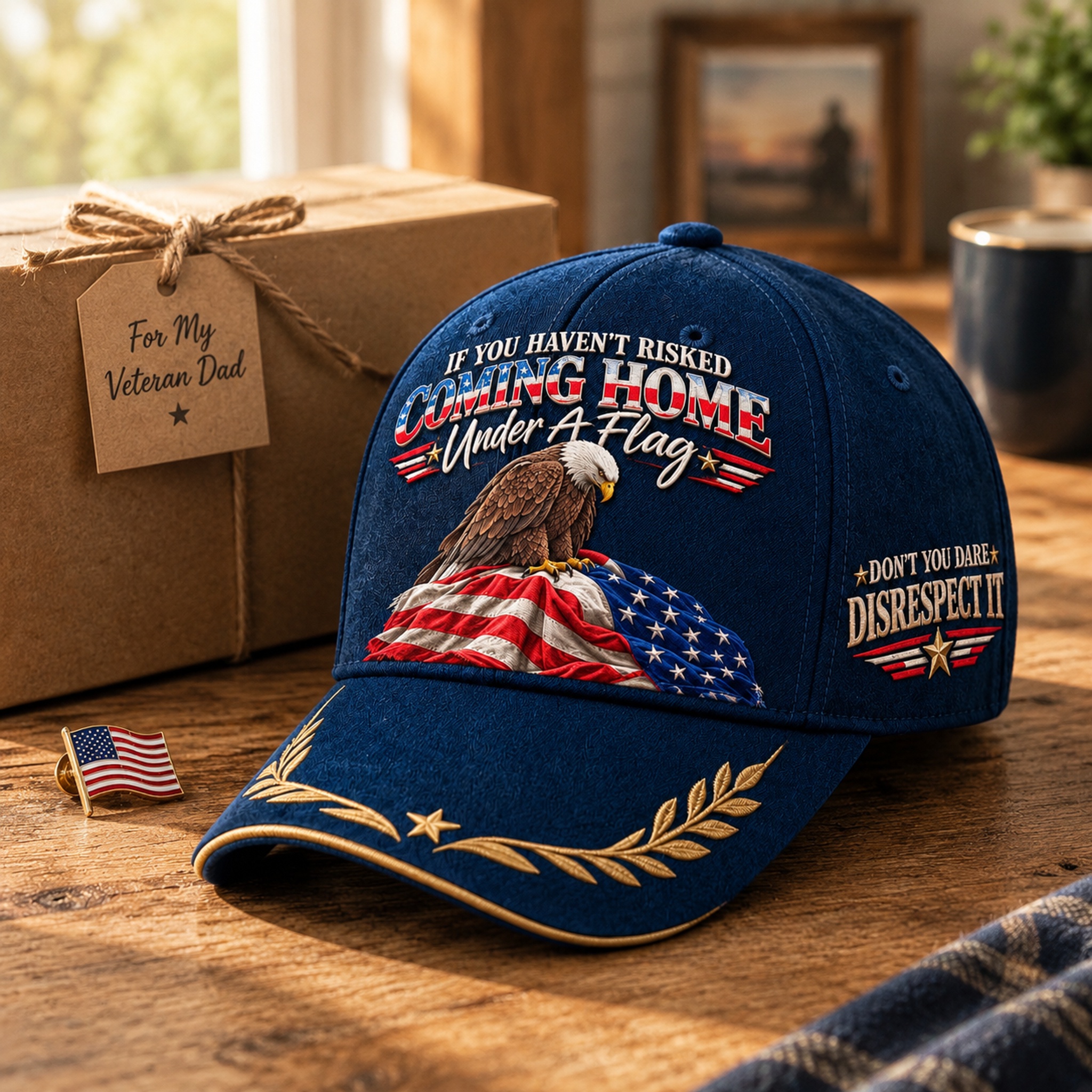 Don’t Disrespect The Flag Quote Hat