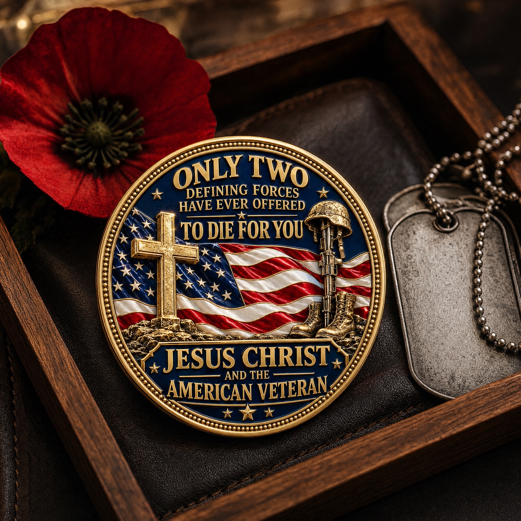 Faith & Freedom — Christian American Veteran Tribute Commemorative Medallion