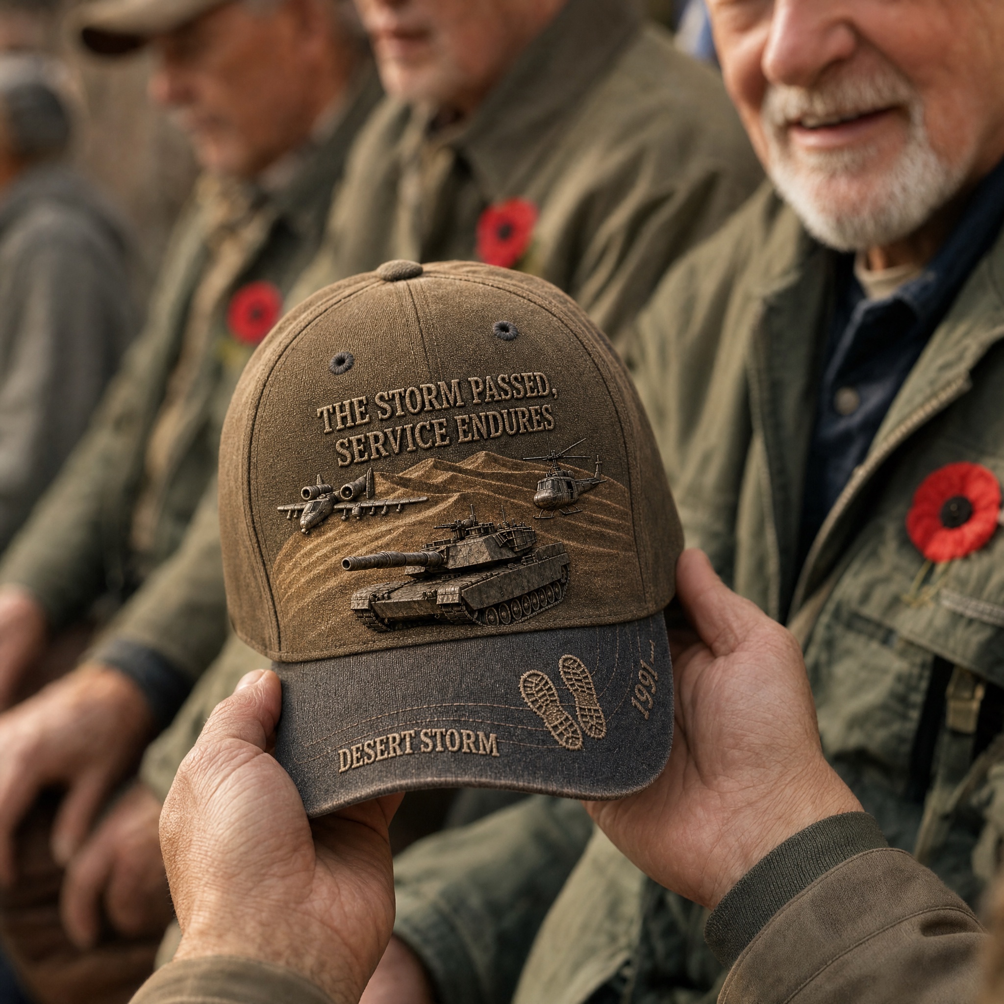 The Storm Passed, Service Endures – Desert Storm 1991 Tribute Hat