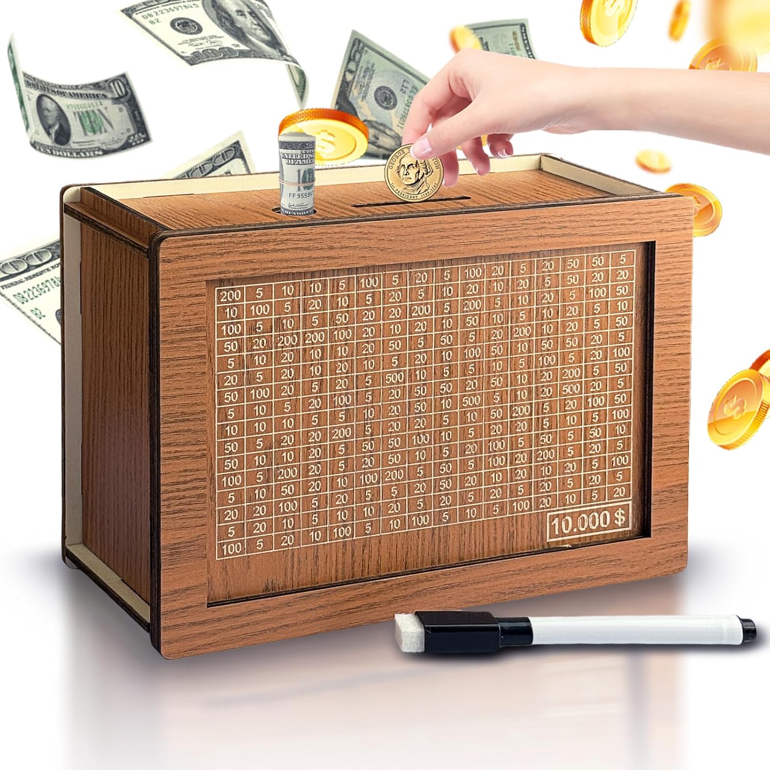 Money Saving Box with Money Target
