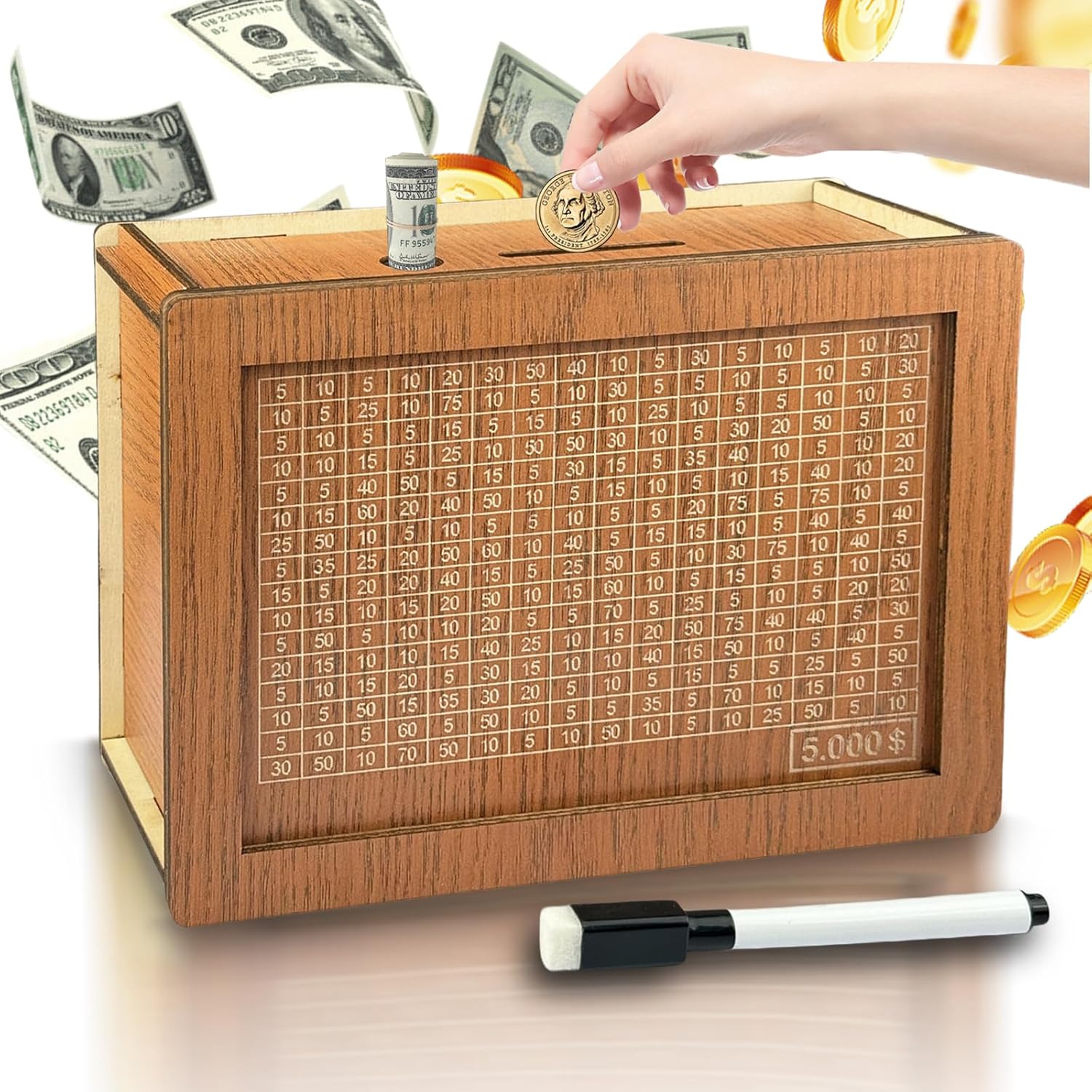 Money Saving Box with Money Target