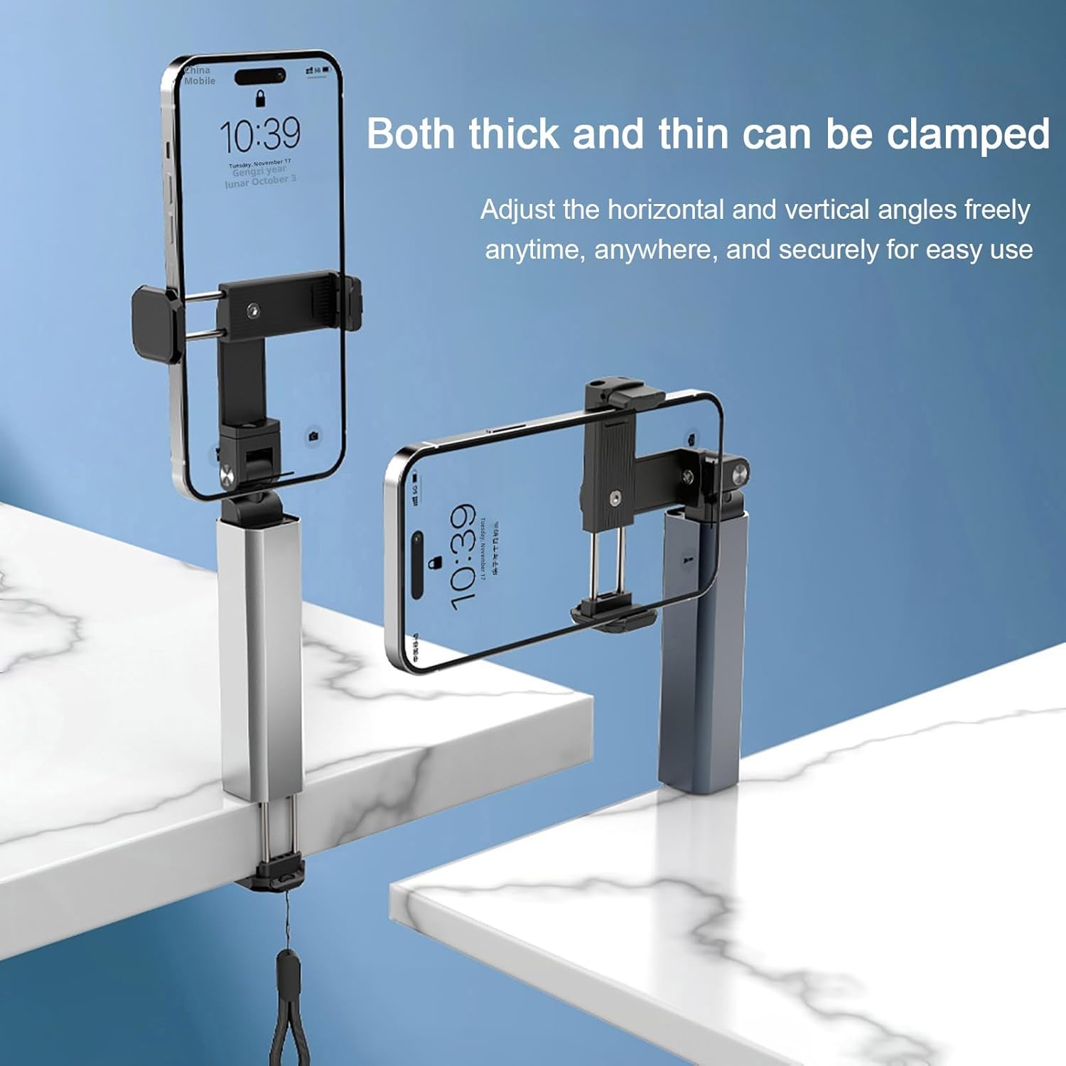 Foldable phone holder