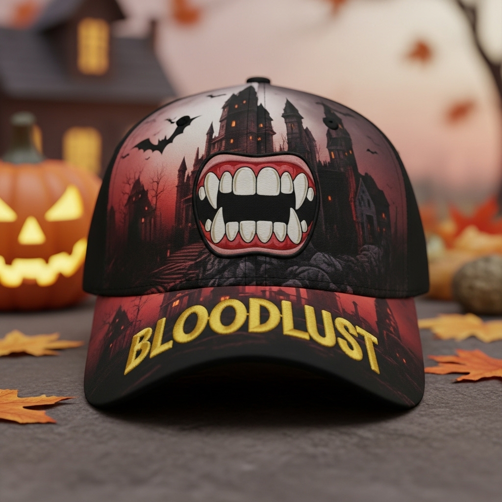 Halloween limited edition horror-themed hat
