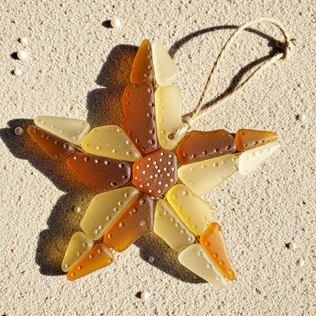2025 New Sea Glass Christmas Ornament