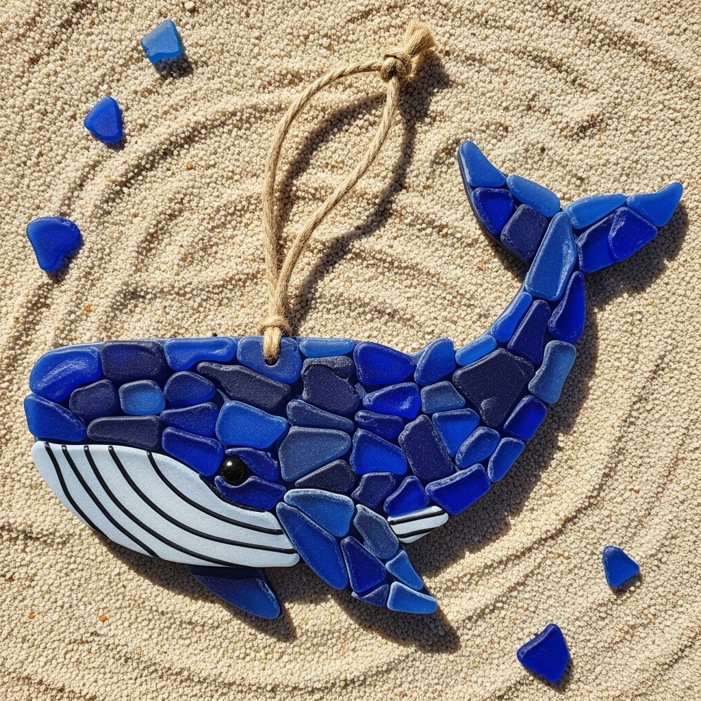 2025 New Sea Glass Christmas Ornament