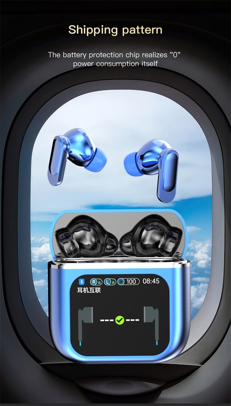 SE60 Earbuds 1.9 Inch Large Screen LED Full-Color Touch Screen Various Color Earbud Selections-Shenzhen Shengye Technology Co.,Ltd