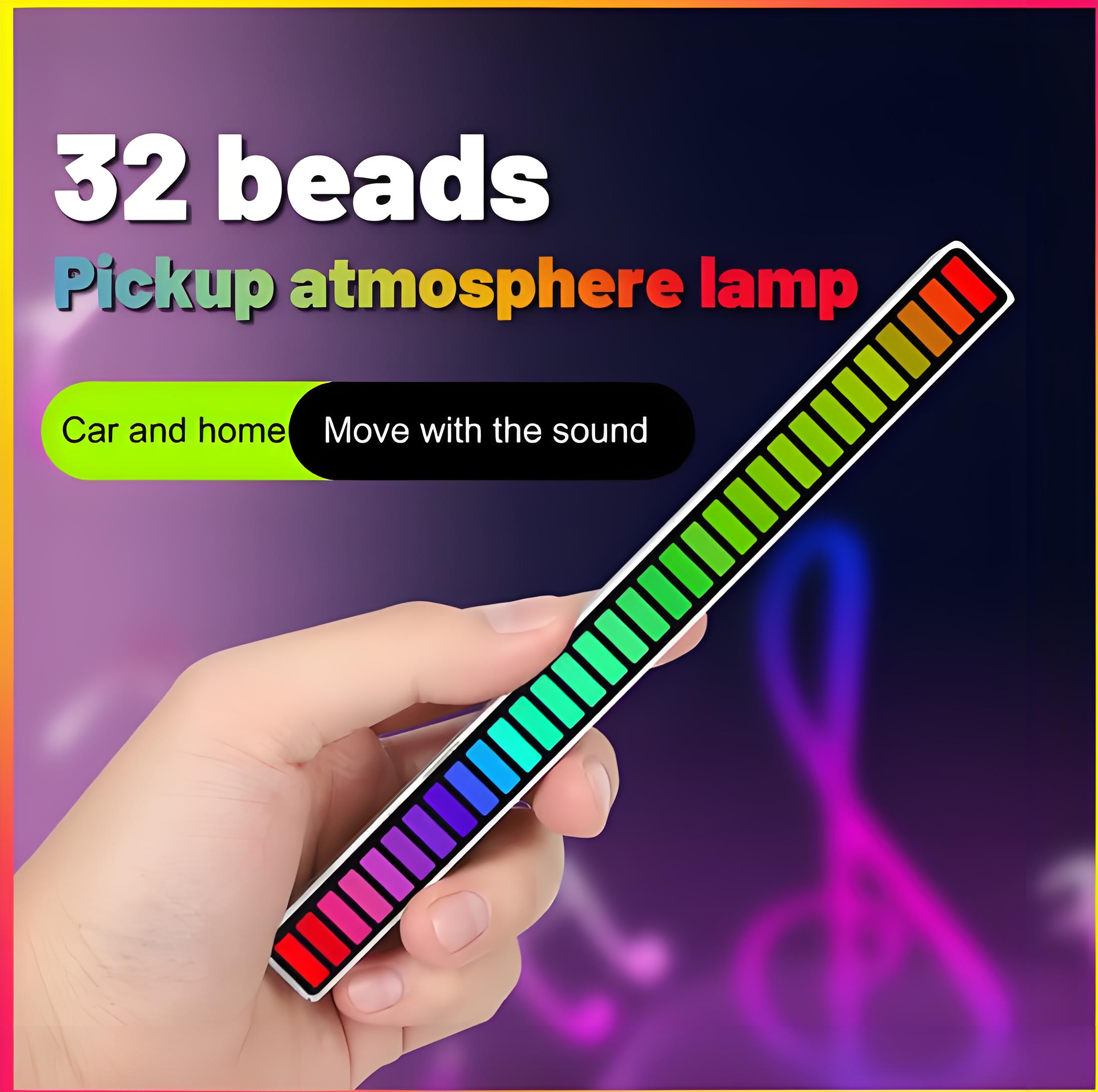 Wireless Sound Activated RGB Light Bar