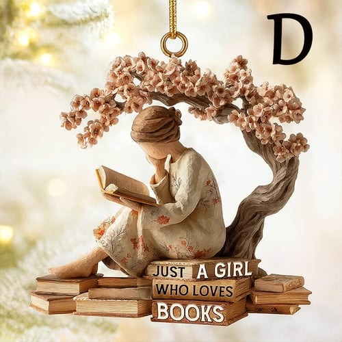 🎄📚Reader Christmas Decoration