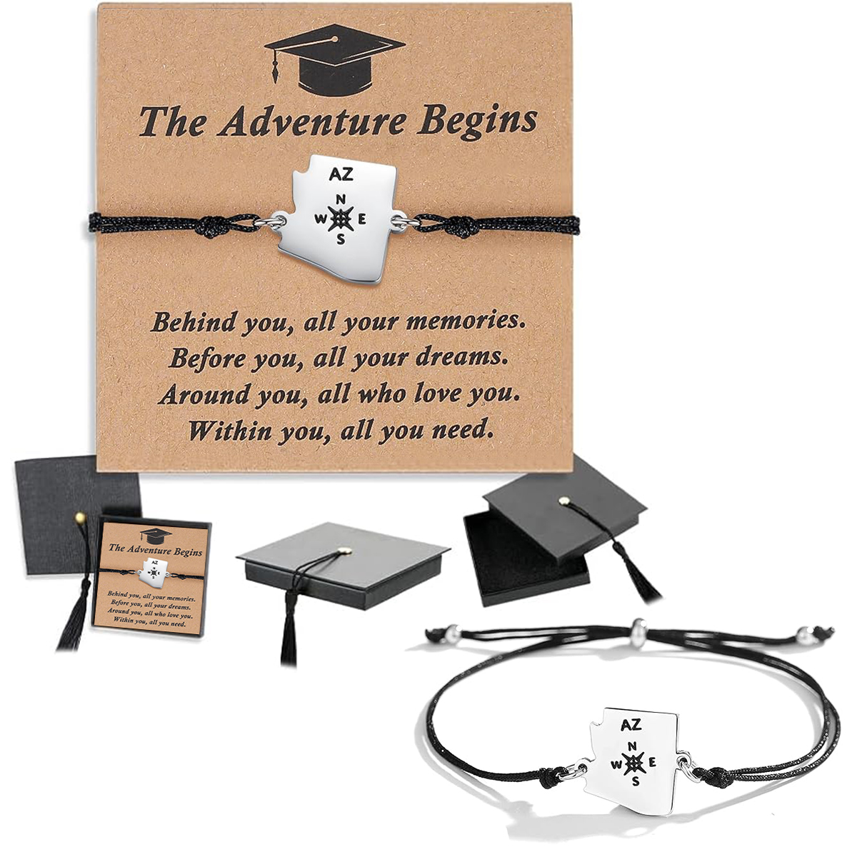 Graduation Memorial Bracelet Gift Box-The Best Graduation Gift
