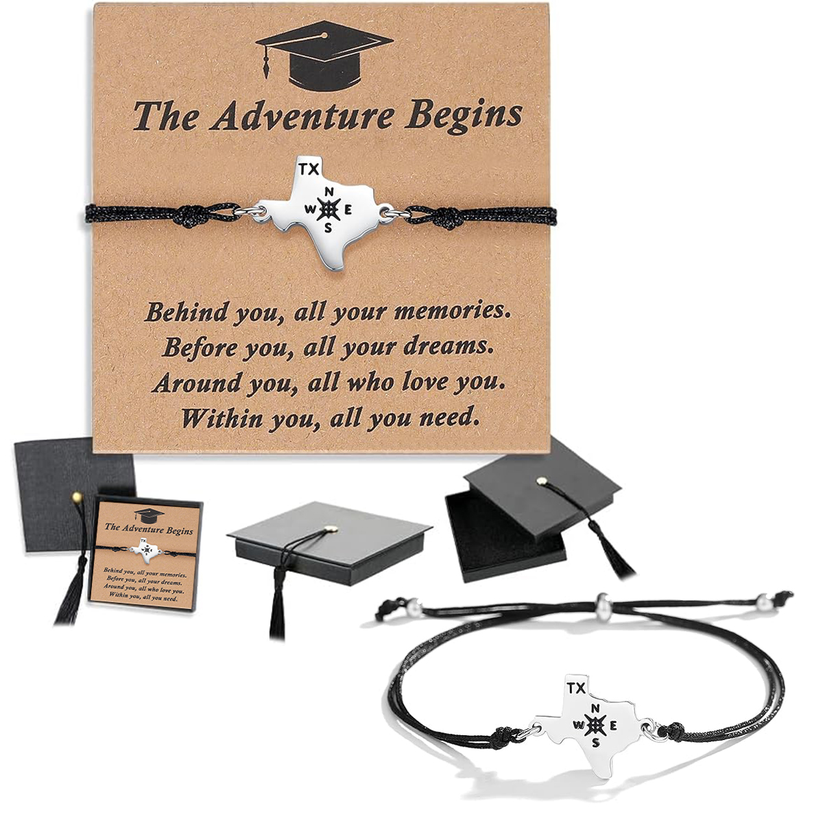 Graduation Memorial Bracelet Gift Box-The Best Graduation Gift
