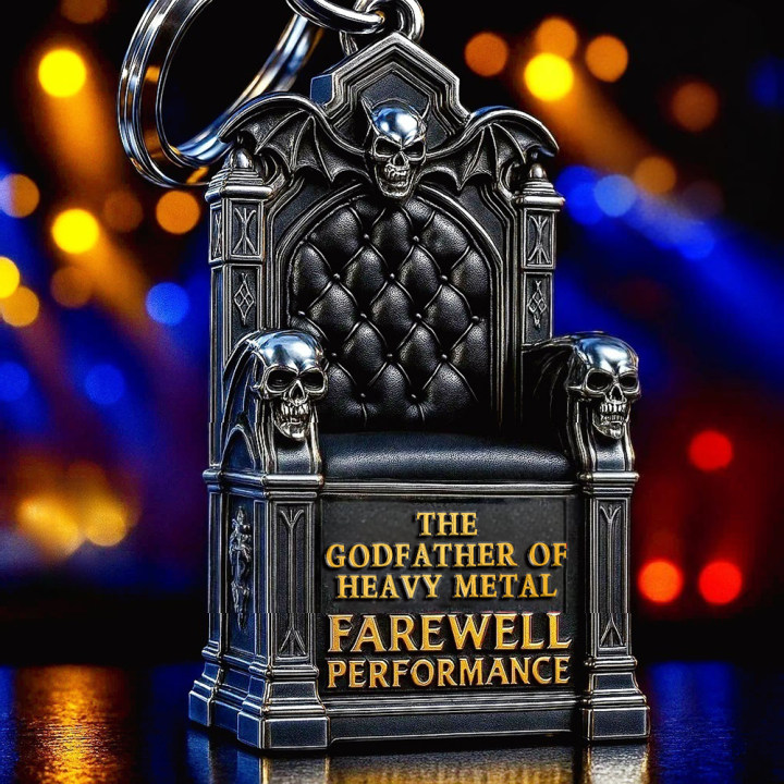 Ozzy Osbourne Memorial Keychain