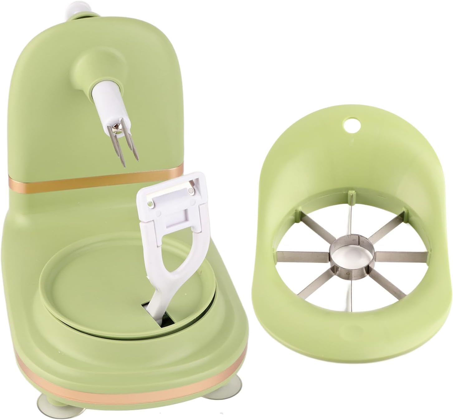 Hand-cranked peeling machine