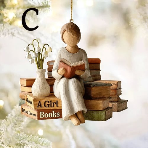 🎄📚Reader Christmas Decoration