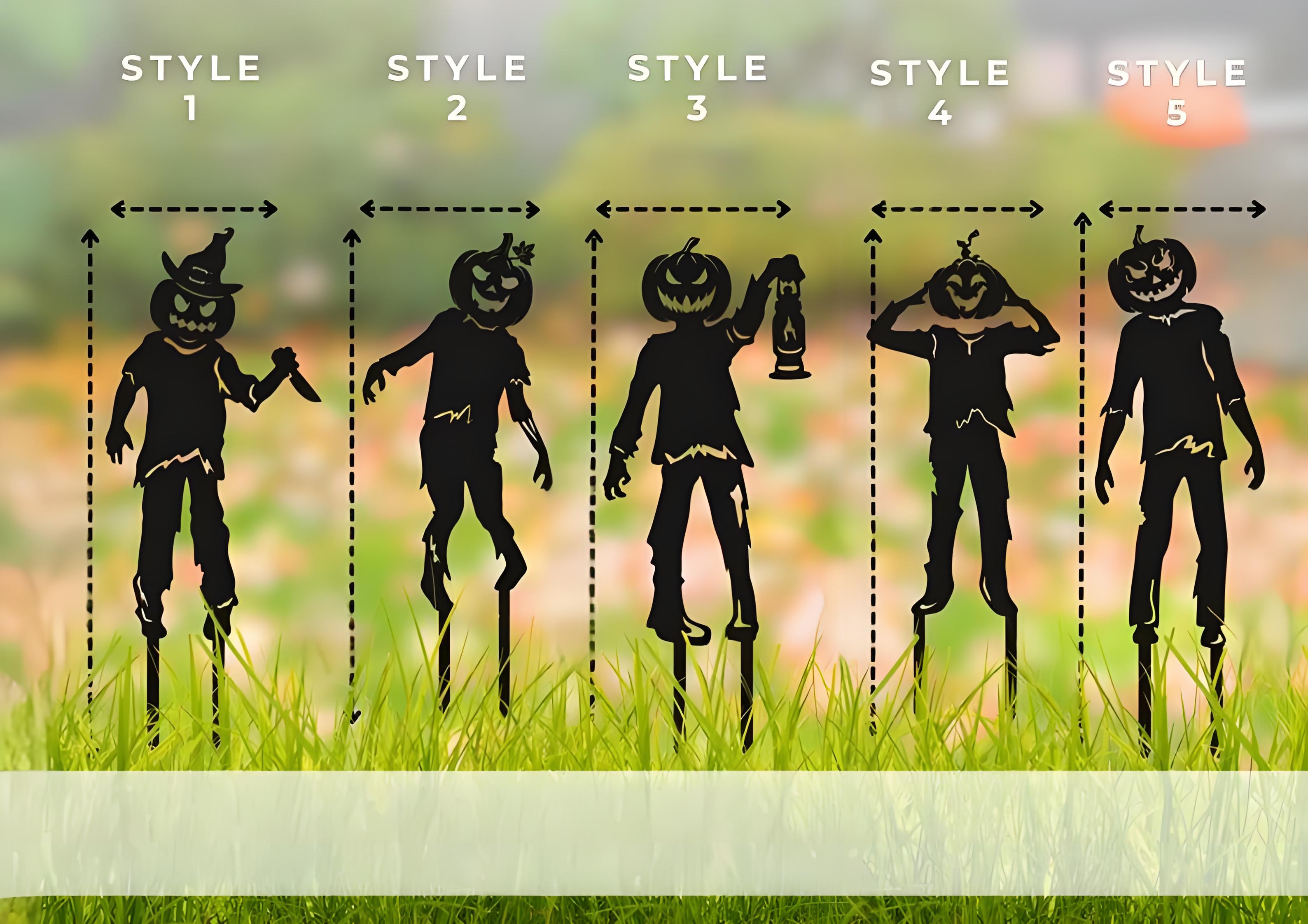 Halloween outdoor pumpkin decoration