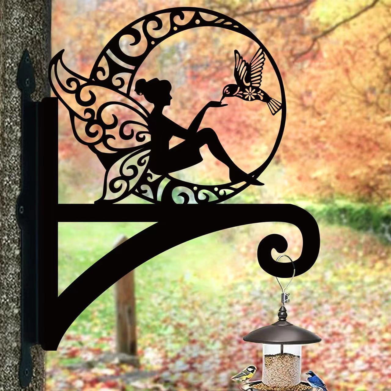 Metal Wall Mount Plant Hanger for Outdoor & Indoor Use