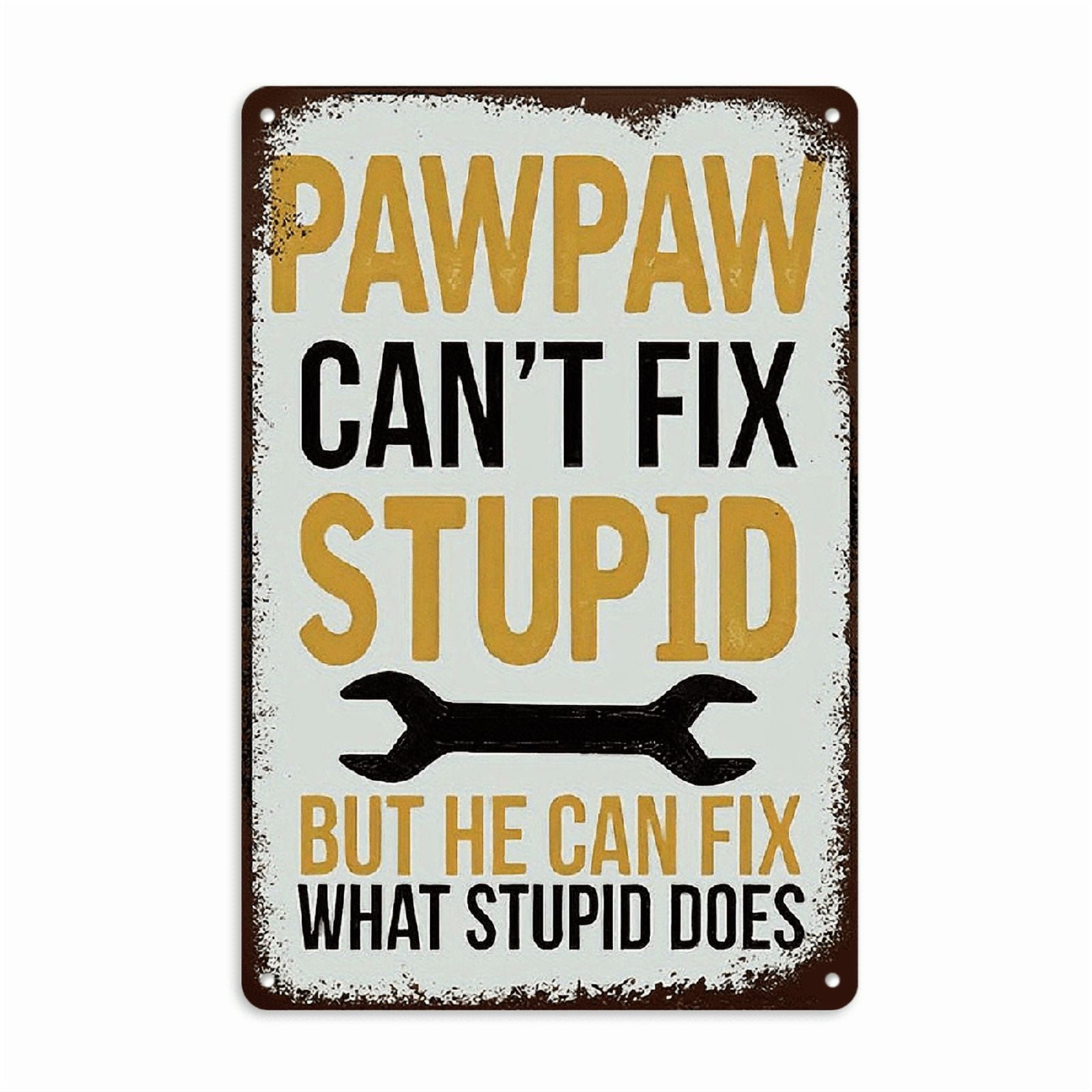 Funny Garage Metal Sign