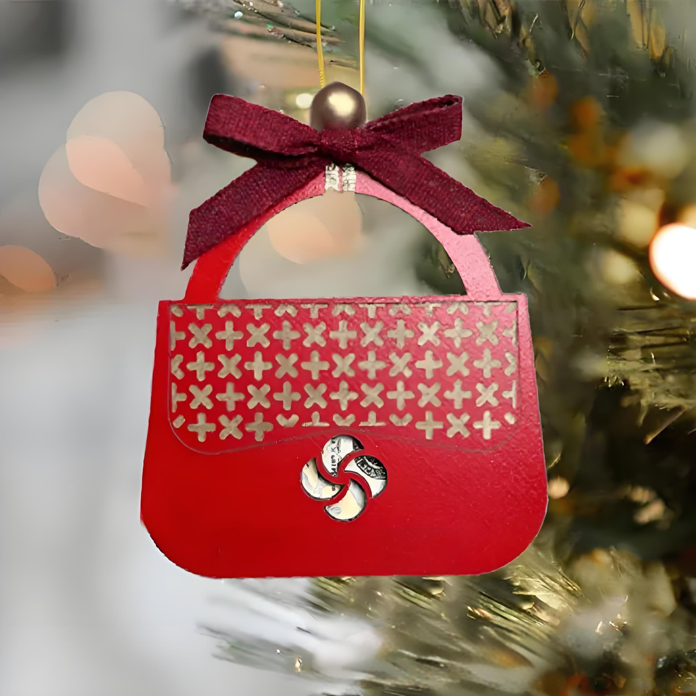 Christmas Petrol Money Clip Pendant