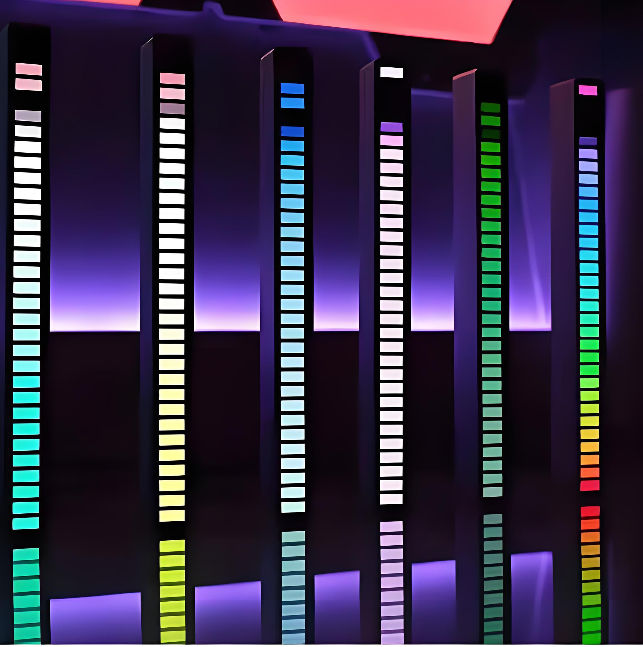 Wireless Sound Activated RGB Light Bar