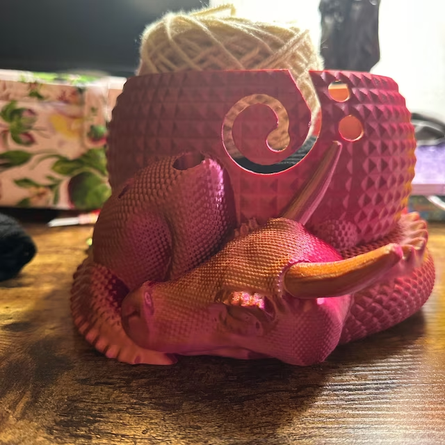 Large Fantasy Dragon and Egg Fantasy Bowl