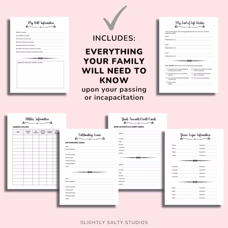 Fuck I'm Dead, End Of Life Planner🔥BUY 2 FREE SHIPPING