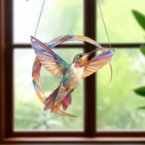 🎁Hummingbird Suncatcher Colorful Window Hanging