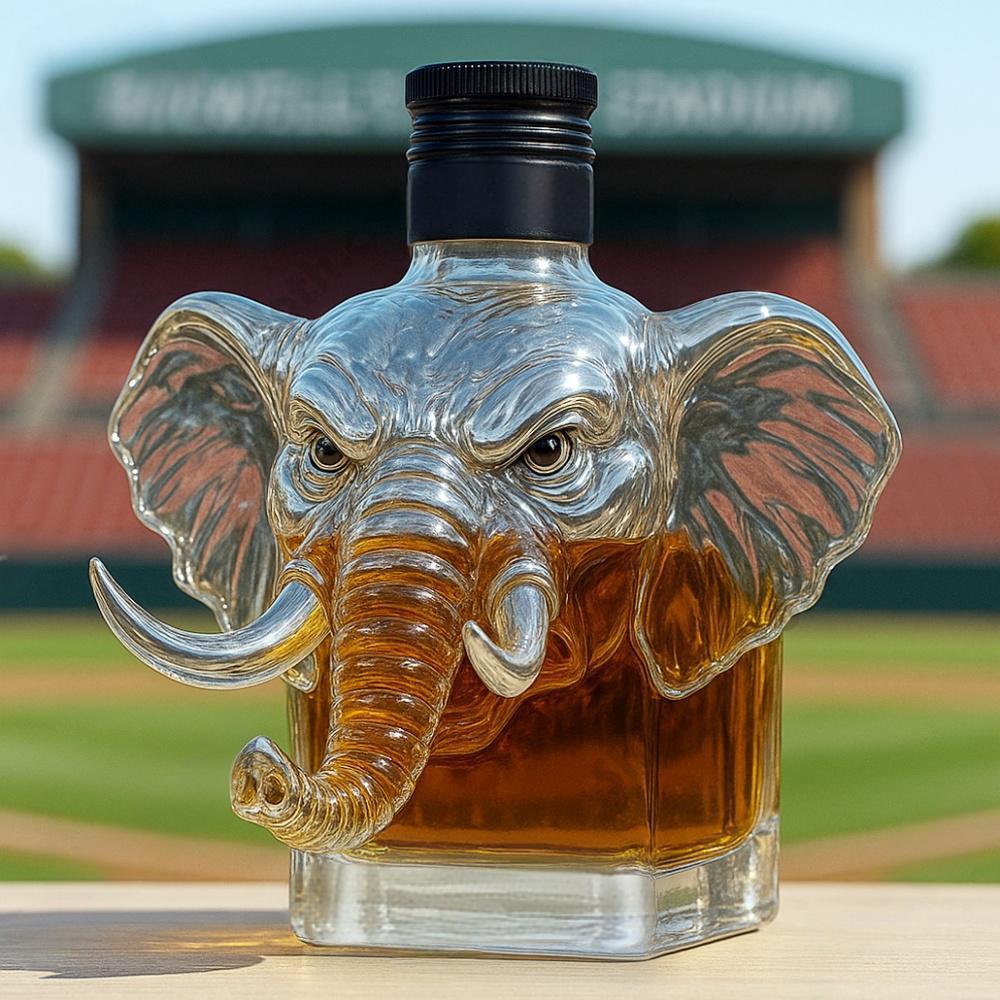 University of Alabama Crown Royal Whiskey Bottle